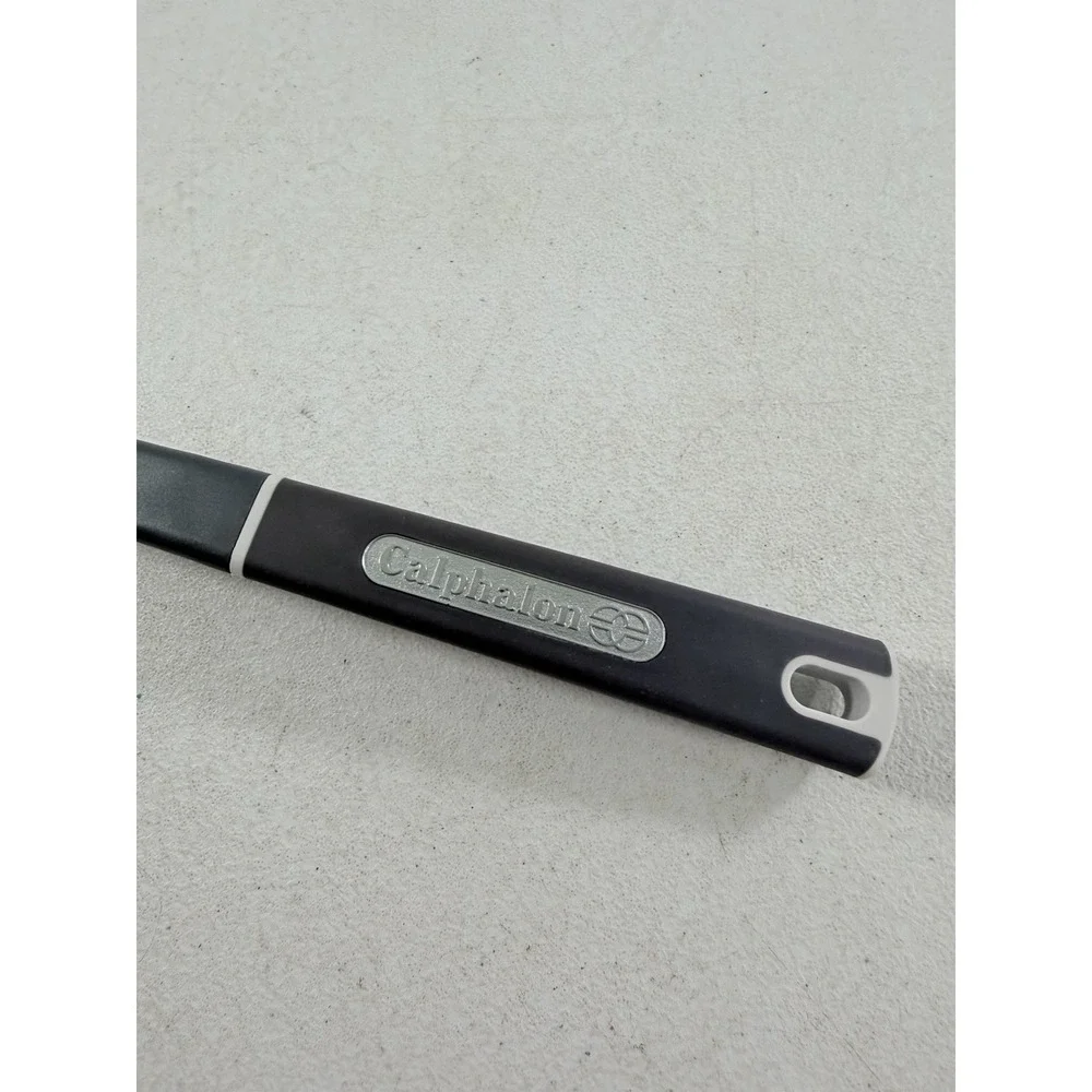Calphalon Gray Nylon Ladle Double Spout Flat Side 2 oz 4 oz Embossed Measurement